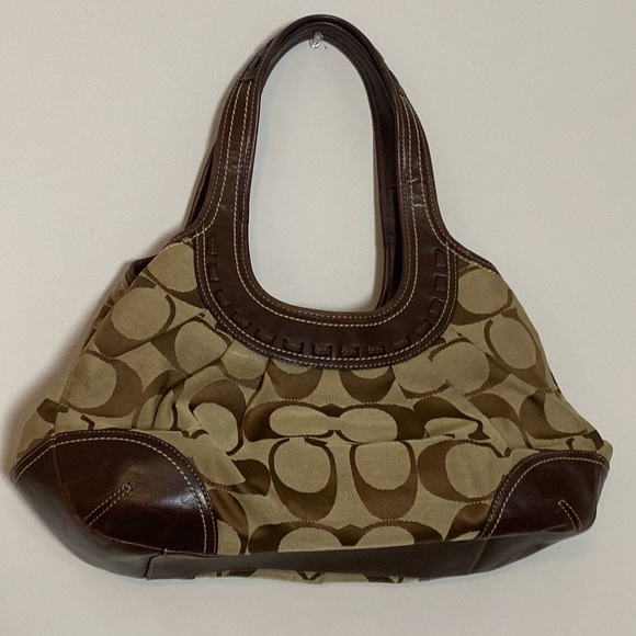 Large coach open shoulder bag - Picture 2 of 5